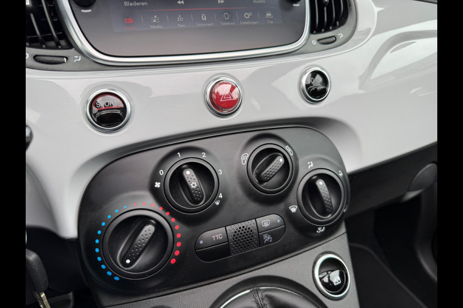 Fiat 500C 1.4 T-Jet Abarth 595 70th Anniversary - Navi - Parkeerhulp - Airco - LED