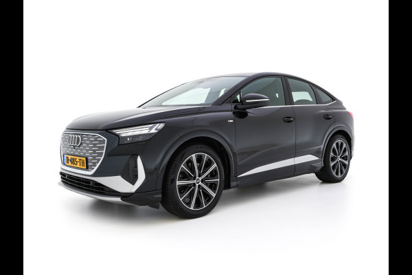 Audi Q4 Sportback e-tron 40 S-Line Edition 77 kWh [ 3-Fase ] {SOH-92%} (INCL-BTW) *HEAT-PUMP | LEATHER-FABRIC | MATRIX-LED | ADAPTIVE-CRUISE | AMBIENT-LIGHT | DIGI-COCKPIT | AUDI-SOUND | DAB+ | KEYLESS | SHIFT-PADDLES | CAMERA | HEATED-SPORTSEATS | 20''ALU*