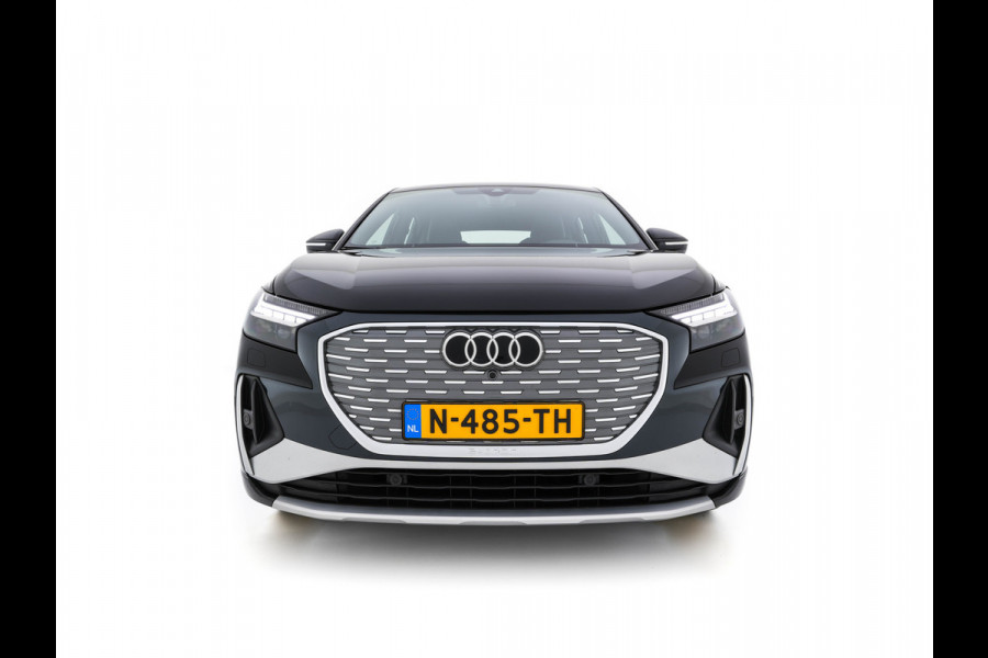 Audi Q4 Sportback e-tron 40 S-Line Edition 77 kWh [ 3-Fase ] {SOH-92%} (INCL-BTW) *HEAT-PUMP | LEATHER-FABRIC | MATRIX-LED | ADAPTIVE-CRUISE | AMBIENT-LIGHT | DIGI-COCKPIT | AUDI-SOUND | DAB+ | KEYLESS | SHIFT-PADDLES | CAMERA | HEATED-SPORTSEATS | 20''ALU*