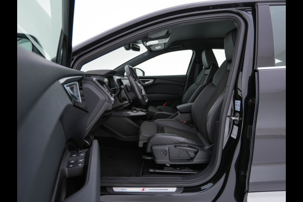 Audi Q4 Sportback e-tron 40 S-Line Edition 77 kWh [ 3-Fase ] {SOH-92%} (INCL-BTW) *HEAT-PUMP | LEATHER-FABRIC | MATRIX-LED | ADAPTIVE-CRUISE | AMBIENT-LIGHT | DIGI-COCKPIT | AUDI-SOUND | DAB+ | KEYLESS | SHIFT-PADDLES | CAMERA | HEATED-SPORTSEATS | 20''ALU*