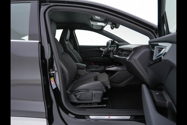 Audi Q4 Sportback e-tron 40 S-Line Edition 77 kWh [ 3-Fase ] {SOH-92%} (INCL-BTW) *HEAT-PUMP | LEATHER-FABRIC | MATRIX-LED | ADAPTIVE-CRUISE | AMBIENT-LIGHT | DIGI-COCKPIT | AUDI-SOUND | DAB+ | KEYLESS | SHIFT-PADDLES | CAMERA | HEATED-SPORTSEATS | 20''ALU*