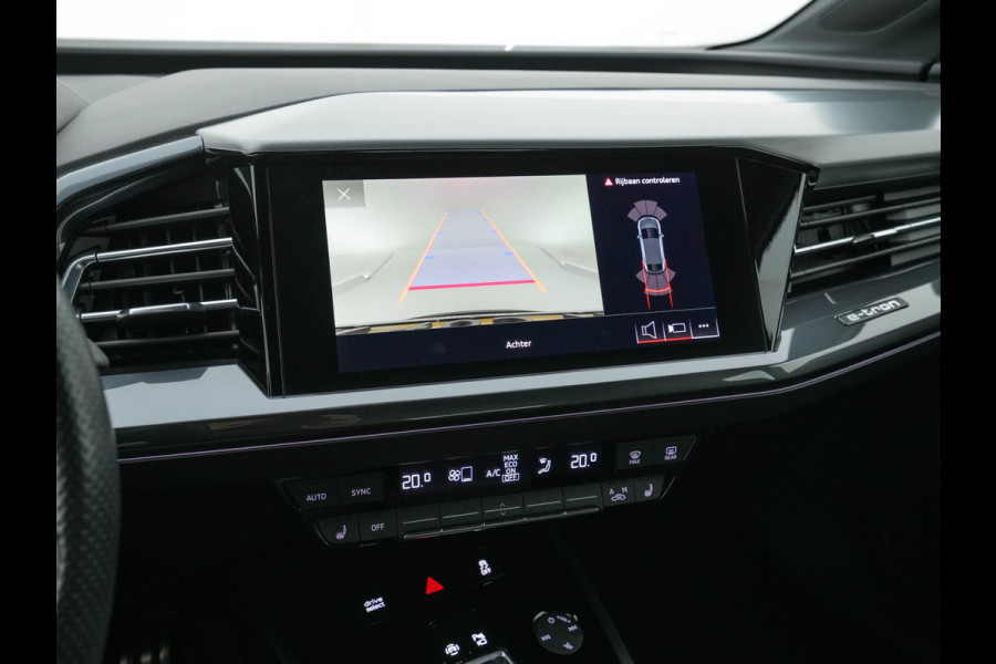 Audi Q4 Sportback e-tron 40 S-Line Edition 77 kWh [ 3-Fase ] {SOH-92%} (INCL-BTW) *HEAT-PUMP | LEATHER-FABRIC | MATRIX-LED | ADAPTIVE-CRUISE | AMBIENT-LIGHT | DIGI-COCKPIT | AUDI-SOUND | DAB+ | KEYLESS | SHIFT-PADDLES | CAMERA | HEATED-SPORTSEATS | 20''ALU*