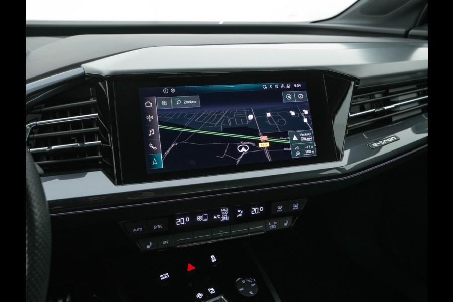 Audi Q4 Sportback e-tron 40 S-Line Edition 77 kWh [ 3-Fase ] {SOH-92%} (INCL-BTW) *HEAT-PUMP | LEATHER-FABRIC | MATRIX-LED | ADAPTIVE-CRUISE | AMBIENT-LIGHT | DIGI-COCKPIT | AUDI-SOUND | DAB+ | KEYLESS | SHIFT-PADDLES | CAMERA | HEATED-SPORTSEATS | 20''ALU*