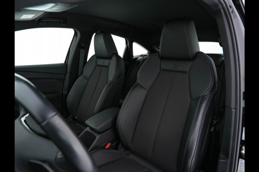 Audi Q4 Sportback e-tron 40 S-Line Edition 77 kWh [ 3-Fase ] {SOH-92%} (INCL-BTW) *HEAT-PUMP | LEATHER-FABRIC | MATRIX-LED | ADAPTIVE-CRUISE | AMBIENT-LIGHT | DIGI-COCKPIT | AUDI-SOUND | DAB+ | KEYLESS | SHIFT-PADDLES | CAMERA | HEATED-SPORTSEATS | 20''ALU*