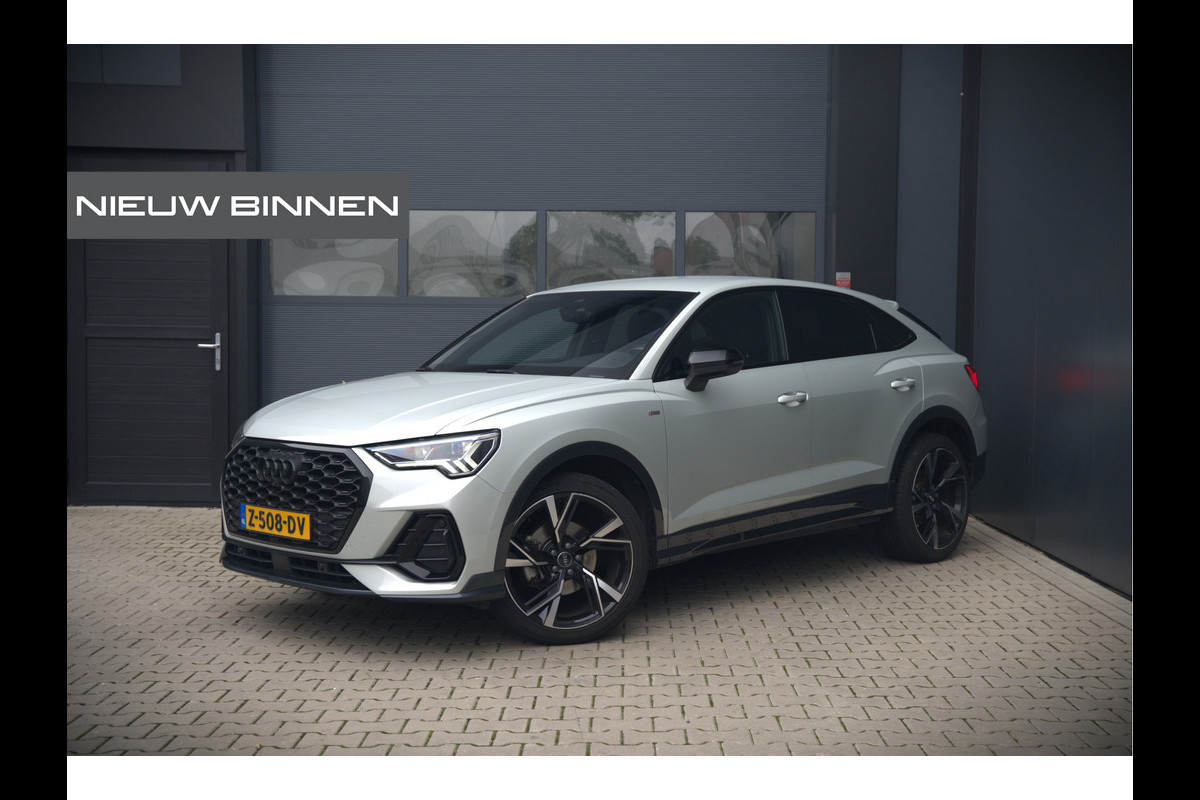 Audi Q3 Sportback 35 TFSI Pro Line S | S-Line | Stoelverwarming | Keyless | 360 Camera | Leer | Elektrische Stoelen | Adaptive Cruise Control | Dodehoekdetectie | Navigatie | Parkeersensoren | Vitrual Cockpit