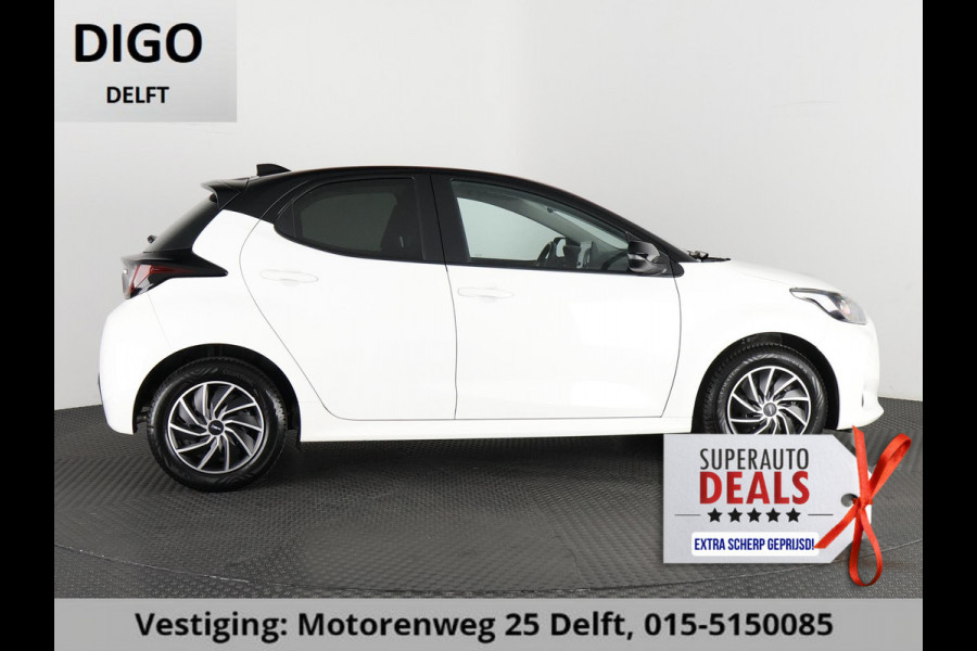 Toyota Yaris 1.5 HYB 1e EIG GARANTIE TOT 11-2032* BLACK & WHITE BIJNA 2023. CLOUD NAVI.CLIMA.CRUISE
