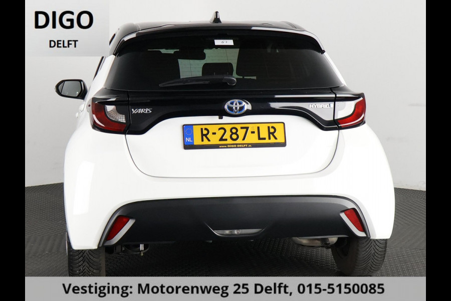 Toyota Yaris 1.5 HYB 1e EIG GARANTIE TOT 11-2032* BLACK & WHITE BIJNA 2023. CLOUD NAVI.CLIMA.CRUISE