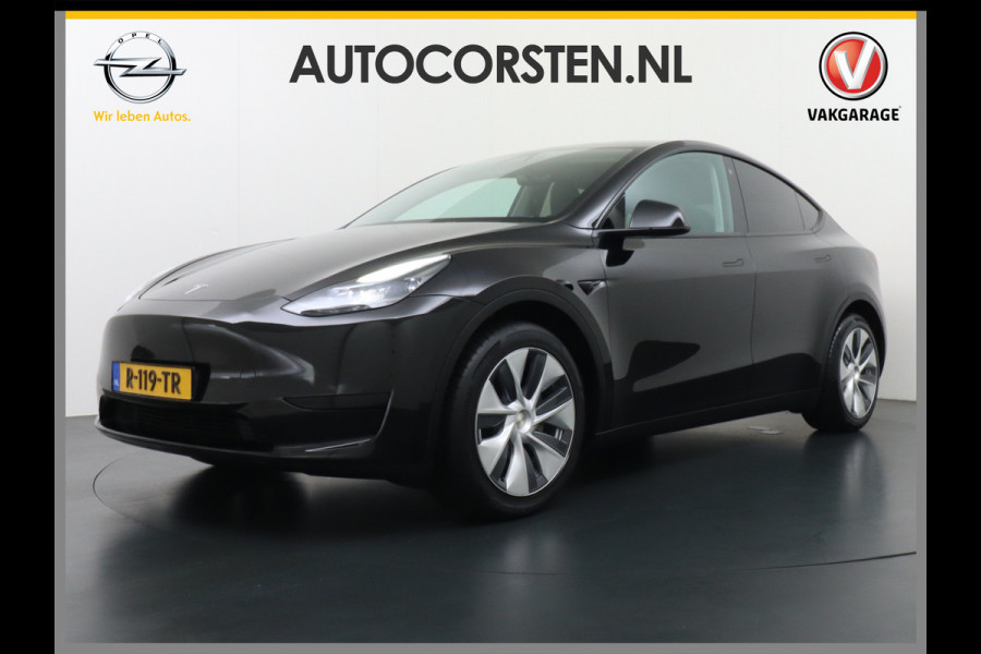 Tesla Model Y RWD LFP Warmtepomp Leder Panoramadak Memory Stoel+Stuurverwarming Camera's Navi Ecc Dog-Kampeer Modus Elek.Achterklep AMD Ryzen™ Processor Premium Audio 1e Eigenaar Origineel Nederlandse Auto