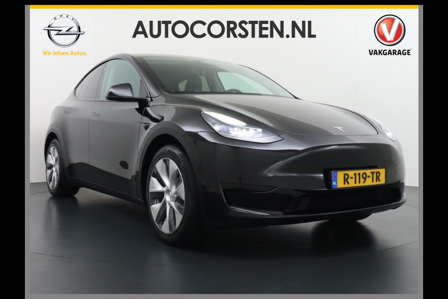 Tesla Model Y RWD LFP Warmtepomp Leder Panoramadak Memory Stoel+Stuurverwarming Camera's Navi Ecc Dog-Kampeer Modus Elek.Achterklep AMD Ryzen™ Processor Premium Audio 1e Eigenaar Origineel Nederlandse Auto
