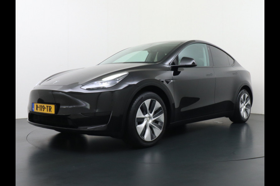Tesla Model Y RWD LFP Warmtepomp Leder Panoramadak Memory Stoel+Stuurverwarming Camera's Navi Ecc Dog-Kampeer Modus Elek.Achterklep AMD Ryzen™ Processor Premium Audio 1e Eigenaar Origineel Nederlandse Auto