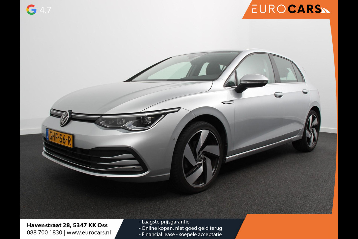 Volkswagen Golf 1.5 eTSI 150pk DSG Style Navigatie Apple Carplay/Android Auto Parkeersensoren Adaptive Cruise Control Blind Spot Assist Camera Stoel- en stuurverwarming Ledverlichting Virtual Cockpit Lane Assist Climatronic