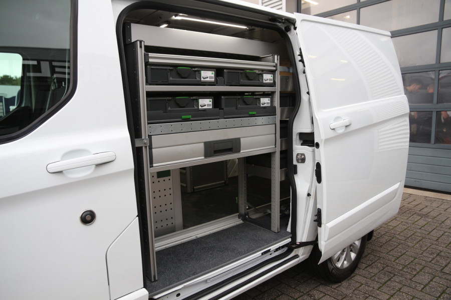 Ford Transit Custom 2.0 TDCI 170 | Aut. | 2x Schuifdeur | Werkplaats inrichting | Cruise | Nieuwstaat!!