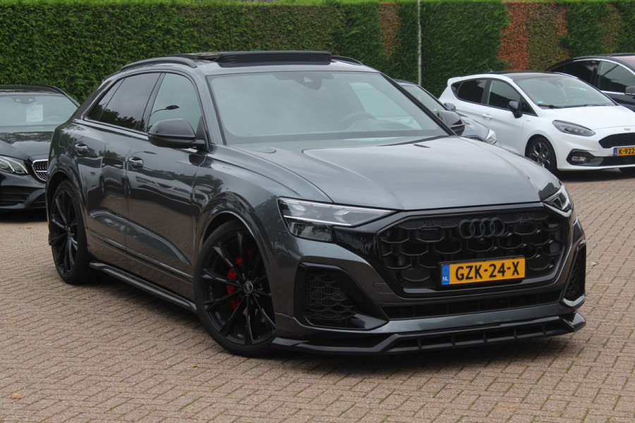 Audi Q8 60 TFSI e quattro Pro Line S Competition / ABT / Trekhaak / Panoramadak / 360Camera / Head-up / Laser LED / 21'' / Softclose / RS Seats / Dodehoek / DAB / ACC / Stuur+Stoelverwarming