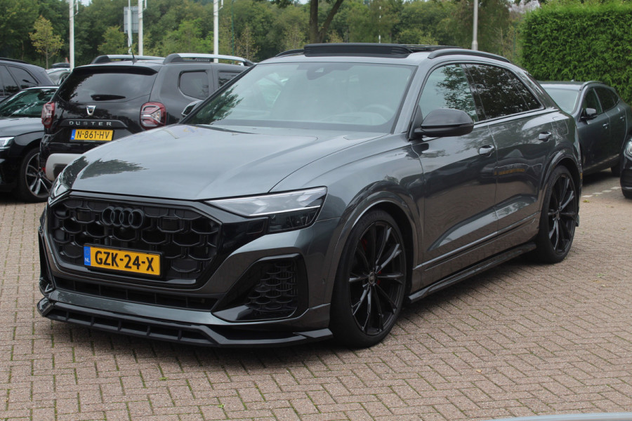 Audi Q8 60 TFSI e quattro Pro Line S Competition / ABT / Trekhaak / Panoramadak / 360Camera / Head-up / Laser LED / 21'' / Softclose / RS Seats / Dodehoek / DAB / ACC / Stuur+Stoelverwarming
