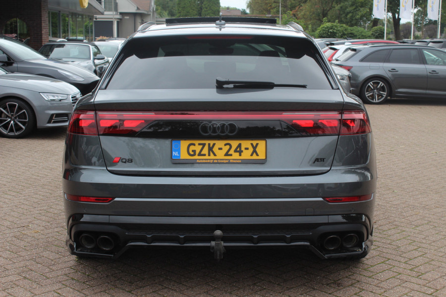Audi Q8 60 TFSI e quattro Pro Line S Competition / ABT / Trekhaak / Panoramadak / 360Camera / Head-up / Laser LED / 21'' / Softclose / RS Seats / Dodehoek / DAB / ACC / Stuur+Stoelverwarming