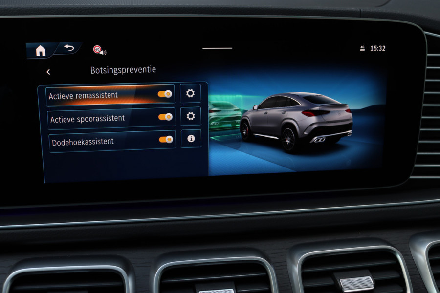 Mercedes-Benz GLE Coupé AMG 53 Hybrid 4MATIC+ Premium Aut9 | Facelift | Airmatic | Distronic | Panoramadak | Massage | Trekhaak | Softclose | Vlakkenverwarming | HUD | Stoelventilatie | Luchtkwaliteitspakket |