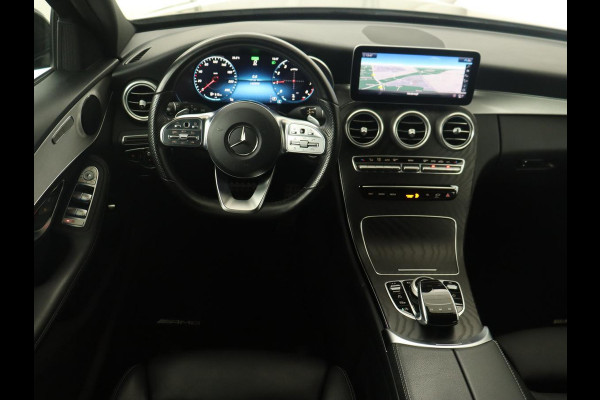 Mercedes-Benz C-Klasse 200 Business Solution AMG | Leder | Carplay | Navigatie | Stoelverwarming | Camera | Adaptive cruise | Full LED | LMV 18 inch