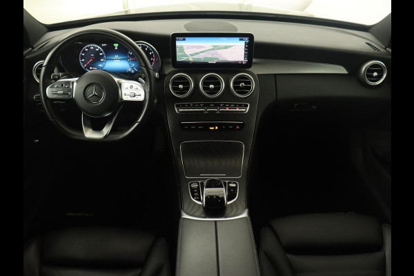 Mercedes-Benz C-Klasse 200 Business Solution AMG | Leder | Carplay | Navigatie | Stoelverwarming | Camera | Adaptive cruise | Full LED | LMV 18 inch