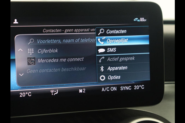 Mercedes-Benz C-Klasse 200 Business Solution AMG | Leder | Carplay | Navigatie | Stoelverwarming | Camera | Adaptive cruise | Full LED | LMV 18 inch