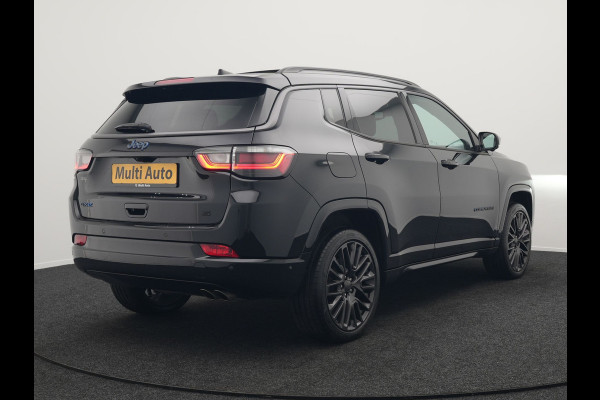 Jeep Compass 4xe 240 Plug In Hybrid Electric S 240pk Dealer O.H PHEV | Panodak | Adaptive Cruise | Lederen Sportstoelen Memory & Ventilatie | Apple Carplay | Keyless | Stuur Verwarmd | Navigatie | Blis | Virtual | DAB |