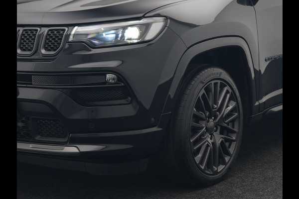 Jeep Compass 4xe 240 Plug In Hybrid Electric S 240pk Dealer O.H PHEV | Panodak | Adaptive Cruise | Lederen Sportstoelen Memory & Ventilatie | Apple Carplay | Keyless | Stuur Verwarmd | Navigatie | Blis | Virtual | DAB |