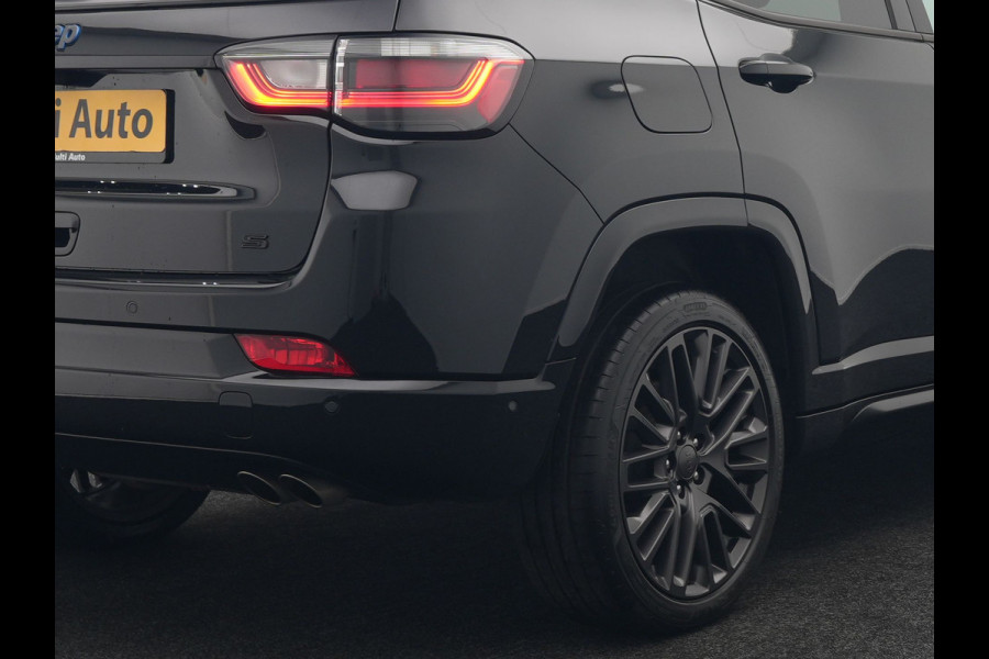 Jeep Compass 4xe 240 Plug In Hybrid Electric S 240pk Dealer O.H PHEV | Panodak | Adaptive Cruise | Lederen Sportstoelen Memory & Ventilatie | Apple Carplay | Keyless | Stuur Verwarmd | Navigatie | Blis | Virtual | DAB |
