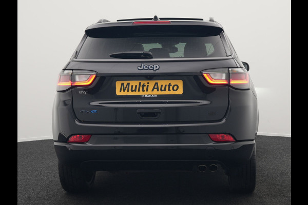 Jeep Compass 4xe 240 Plug In Hybrid Electric S 240pk Dealer O.H PHEV | Panodak | Adaptive Cruise | Lederen Sportstoelen Memory & Ventilatie | Apple Carplay | Keyless | Stuur Verwarmd | Navigatie | Blis | Virtual | DAB |