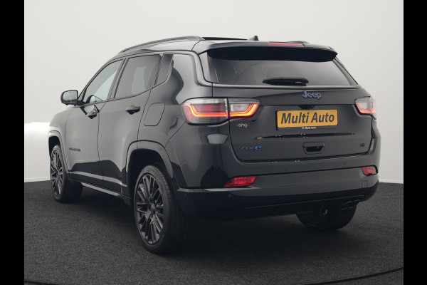 Jeep Compass 4xe 240 Plug In Hybrid Electric S 240pk Dealer O.H PHEV | Panodak | Adaptive Cruise | Lederen Sportstoelen Memory & Ventilatie | Apple Carplay | Keyless | Stuur Verwarmd | Navigatie | Blis | Virtual | DAB |