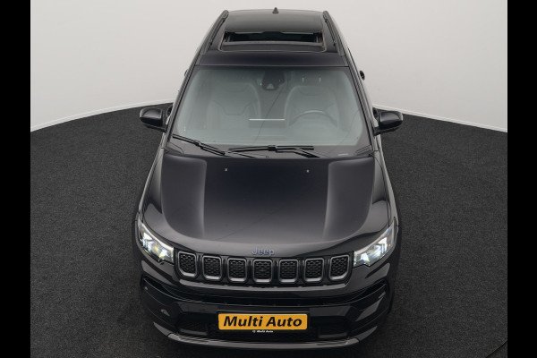 Jeep Compass 4xe 240 Plug In Hybrid Electric S 240pk Dealer O.H PHEV | Panodak | Adaptive Cruise | Lederen Sportstoelen Memory & Ventilatie | Apple Carplay | Keyless | Stuur Verwarmd | Navigatie | Blis | Virtual | DAB |
