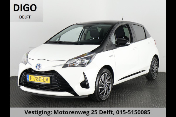 Toyota Yaris 1.5 HYBRID BI-TONE GARANTIE 4-2030! CAMER. DEALERAUTO ! PDC . GARANTIE TOT 04-2030