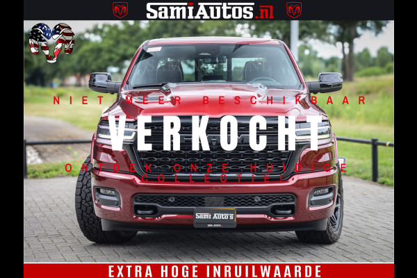 Dodge Ram 1500 Limited Night H.O 540HP 706Nm | Massage + Full Option | De Meest Luxe en Volle Pick-Up in zijn Klasse | Comfortabele Dubbele Cabine met Royale 5 Zitplaatsen | BPM vrij | Nu Leverbaar uit Voorraad | Voorraad Nr 2302 - 7425