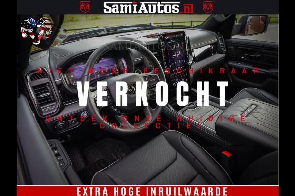 Dodge Ram 1500 Limited Night H.O 540HP 706Nm | Massage + Full Option | De Meest Luxe en Volle Pick-Up in zijn Klasse | Comfortabele Dubbele Cabine met Royale 5 Zitplaatsen | BPM vrij | Nu Leverbaar uit Voorraad | Voorraad Nr 2302 - 7425