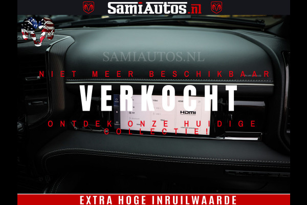 Dodge Ram 1500 Limited Night H.O 540HP 706Nm | Massage + Full Option | De Meest Luxe en Volle Pick-Up in zijn Klasse | Comfortabele Dubbele Cabine met Royale 5 Zitplaatsen | BPM vrij | Nu Leverbaar uit Voorraad | Voorraad Nr 2302 - 7425