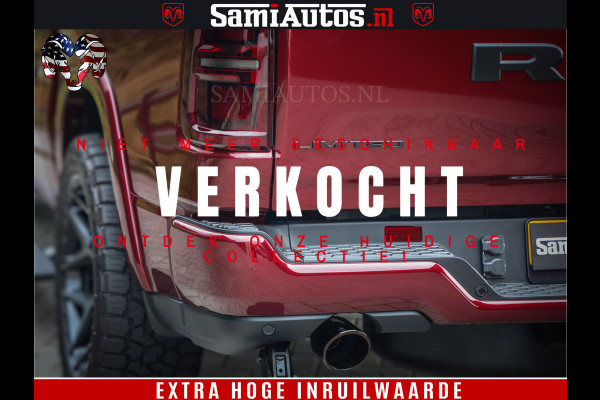 Dodge Ram 1500 Limited Night H.O 540HP 706Nm | Massage + Full Option | De Meest Luxe en Volle Pick-Up in zijn Klasse | Comfortabele Dubbele Cabine met Royale 5 Zitplaatsen | BPM vrij | Nu Leverbaar uit Voorraad | Voorraad Nr 2302 - 7425