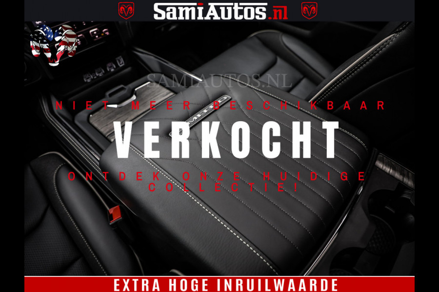Dodge Ram 1500 Limited Night H.O 540HP 706Nm | Massage + Full Option | De Meest Luxe en Volle Pick-Up in zijn Klasse | Comfortabele Dubbele Cabine met Royale 5 Zitplaatsen | BPM vrij | Nu Leverbaar uit Voorraad | Voorraad Nr 2302 - 7425