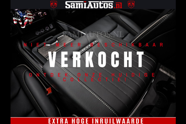 Dodge Ram 1500 Limited Night H.O 540HP 706Nm | Massage + Full Option | De Meest Luxe en Volle Pick-Up in zijn Klasse | Comfortabele Dubbele Cabine met Royale 5 Zitplaatsen | BPM vrij | Nu Leverbaar uit Voorraad | Voorraad Nr 2302 - 7425