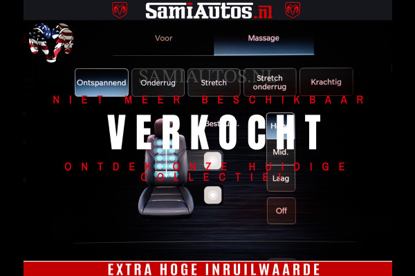 Dodge Ram 1500 Limited Night H.O 540HP 706Nm | Massage + Full Option | De Meest Luxe en Volle Pick-Up in zijn Klasse | Comfortabele Dubbele Cabine met Royale 5 Zitplaatsen | BPM vrij | Nu Leverbaar uit Voorraad | Voorraad Nr 2302 - 7425