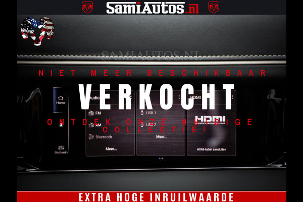Dodge Ram 1500 Limited Night H.O 540HP 706Nm | Massage + Full Option | De Meest Luxe en Volle Pick-Up in zijn Klasse | Comfortabele Dubbele Cabine met Royale 5 Zitplaatsen | BPM vrij | Nu Leverbaar uit Voorraad | Voorraad Nr 2302 - 7425