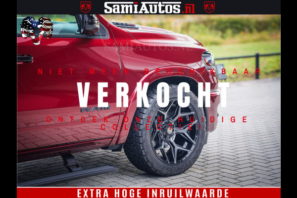 Dodge Ram 1500 Limited Night H.O 540HP 706Nm | Massage + Full Option | De Meest Luxe en Volle Pick-Up in zijn Klasse | Comfortabele Dubbele Cabine met Royale 5 Zitplaatsen | BPM vrij | Nu Leverbaar uit Voorraad | Voorraad Nr 2302 - 7425