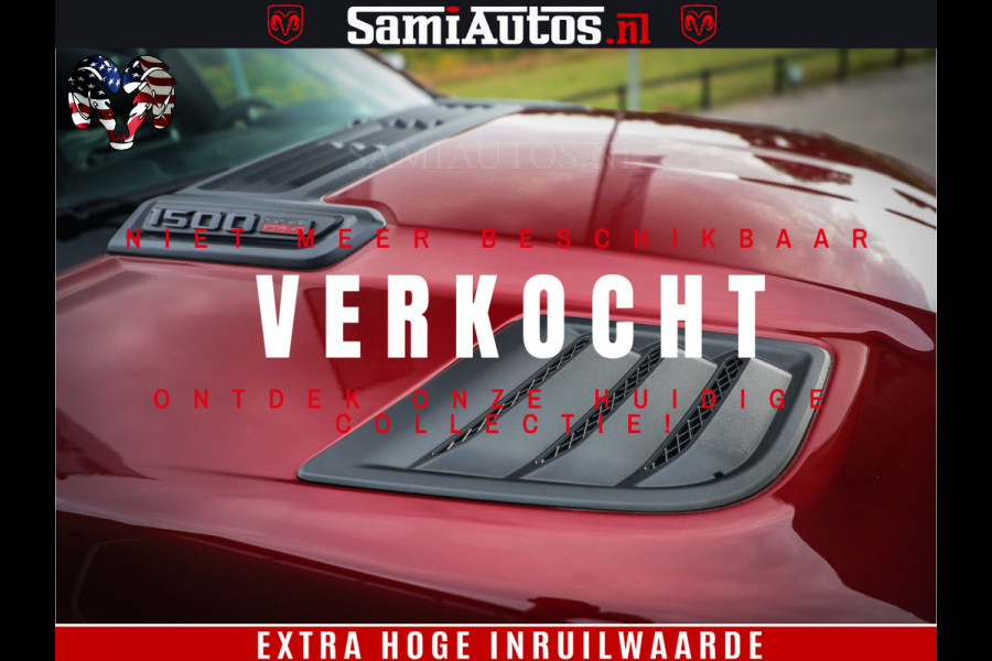 Dodge Ram 1500 Limited Night H.O 540HP 706Nm | Massage + Full Option | De Meest Luxe en Volle Pick-Up in zijn Klasse | Comfortabele Dubbele Cabine met Royale 5 Zitplaatsen | BPM vrij | Nu Leverbaar uit Voorraad | Voorraad Nr 2302 - 7425