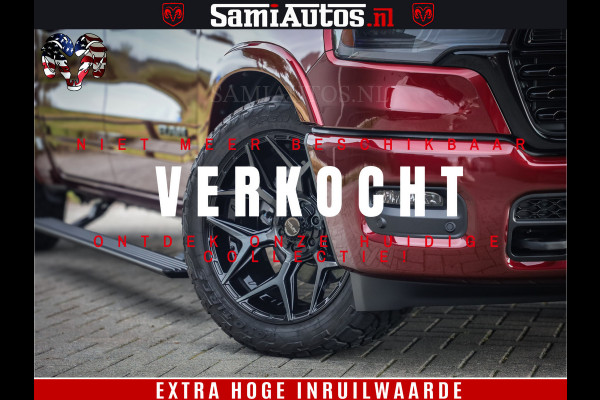 Dodge Ram 1500 Limited Night H.O 540HP 706Nm | Massage + Full Option | De Meest Luxe en Volle Pick-Up in zijn Klasse | Comfortabele Dubbele Cabine met Royale 5 Zitplaatsen | BPM vrij | Nu Leverbaar uit Voorraad | Voorraad Nr 2302 - 7425