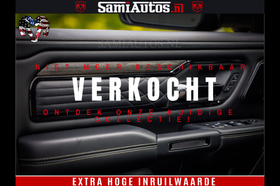 Dodge Ram 1500 Limited Night H.O 540HP 706Nm | Massage + Full Option | De Meest Luxe en Volle Pick-Up in zijn Klasse | Comfortabele Dubbele Cabine met Royale 5 Zitplaatsen | BPM vrij | Nu Leverbaar uit Voorraad | Voorraad Nr 2302 - 7425