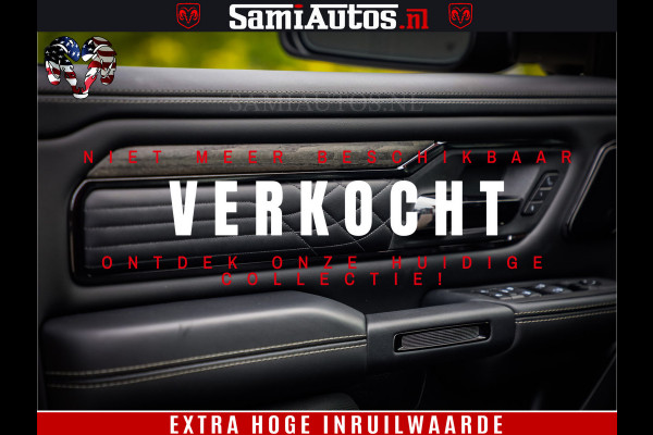 Dodge Ram 1500 Limited Night H.O 540HP 706Nm | Massage + Full Option | De Meest Luxe en Volle Pick-Up in zijn Klasse | Comfortabele Dubbele Cabine met Royale 5 Zitplaatsen | BPM vrij | Nu Leverbaar uit Voorraad | Voorraad Nr 2302 - 7425