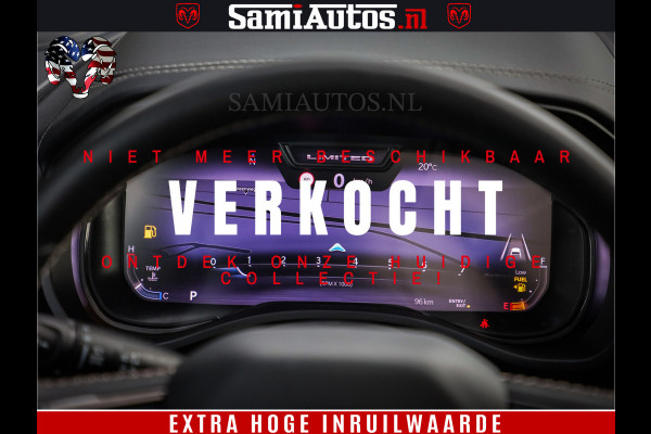 Dodge Ram 1500 Limited Night H.O 540HP 706Nm | Massage + Full Option | De Meest Luxe en Volle Pick-Up in zijn Klasse | Comfortabele Dubbele Cabine met Royale 5 Zitplaatsen | BPM vrij | Nu Leverbaar uit Voorraad | Voorraad Nr 2302 - 7425