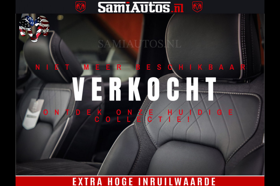 Dodge Ram 1500 Limited Night H.O 540HP 706Nm | Massage + Full Option | De Meest Luxe en Volle Pick-Up in zijn Klasse | Comfortabele Dubbele Cabine met Royale 5 Zitplaatsen | BPM vrij | Nu Leverbaar uit Voorraad | Voorraad Nr 2302 - 7425