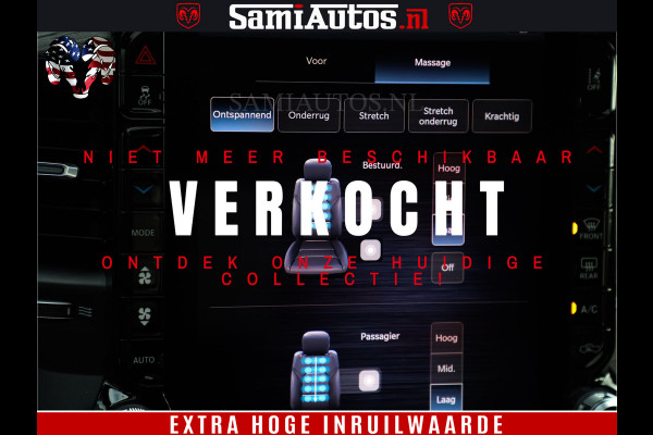 Dodge Ram 1500 Limited Night H.O 540HP 706Nm | Massage + Full Option | De Meest Luxe en Volle Pick-Up in zijn Klasse | Comfortabele Dubbele Cabine met Royale 5 Zitplaatsen | BPM vrij | Nu Leverbaar uit Voorraad | Voorraad Nr 2302 - 7425