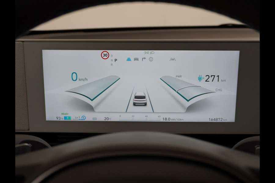 Hyundai IONIQ 5 Connect 58kWh Trekhaak Warmtepomp Apple Carplay Android Auto Adap.Cruise Navi Ecc Camera Pdc Stoel+Stuurverwarming Bluelink DAB Elek.Achterklep 1e Eigenaar Origineel Nederlandse Auto