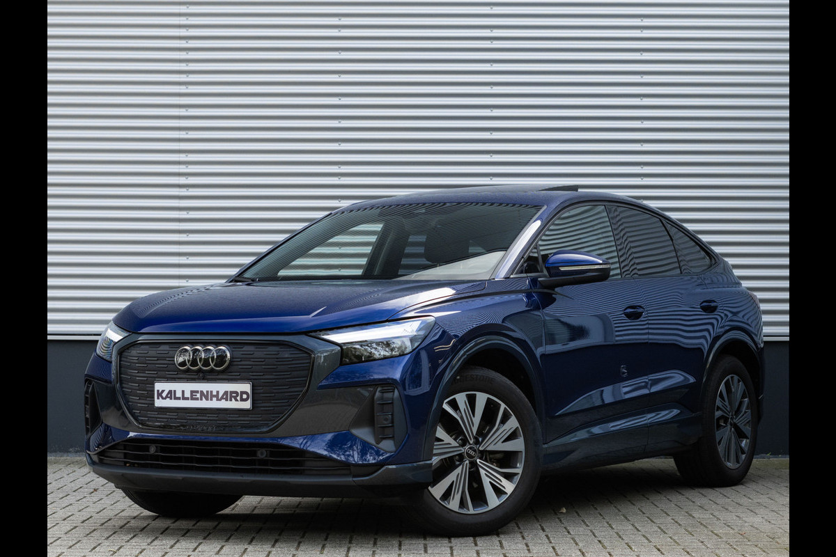 Audi Q4 Sportback e-tron 35 - Pano - Camera - Stoelverwarming - Leder - Keyless - Warmtepomp - 55 kWh