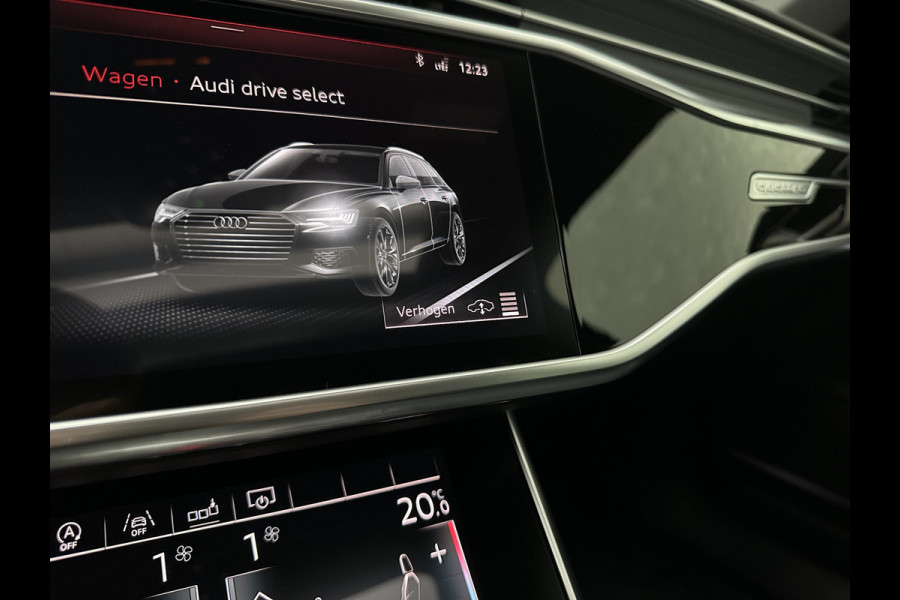 Audi A6 Avant 3.0 V6 340PK S-Line | Luchtvering | ACC | B&O | Panorama | 360 Camera | Matrix-LED | Trekhaak | RS-Leder | Standkachel | 4-Zone Clima | 21'' | Stoelverwarming V+A | Carplay | Lane & Side Assist | Virtual-Cockpit | Draadloos Laden.