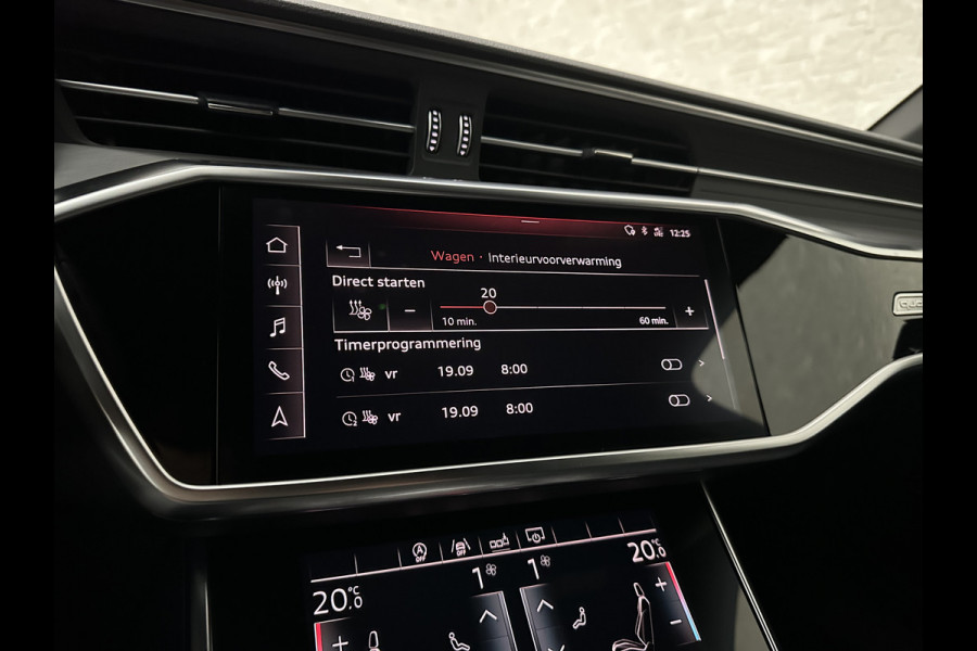 Audi A6 Avant 3.0 V6 340PK S-Line | Luchtvering | ACC | B&O | Panorama | 360 Camera | Matrix-LED | Trekhaak | RS-Leder | Standkachel | 4-Zone Clima | 21'' | Stoelverwarming V+A | Carplay | Lane & Side Assist | Virtual-Cockpit | Draadloos Laden.